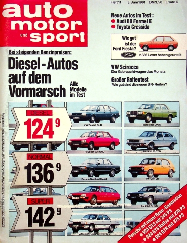 Deckblatt Auto Motor und Sport (11/1981)